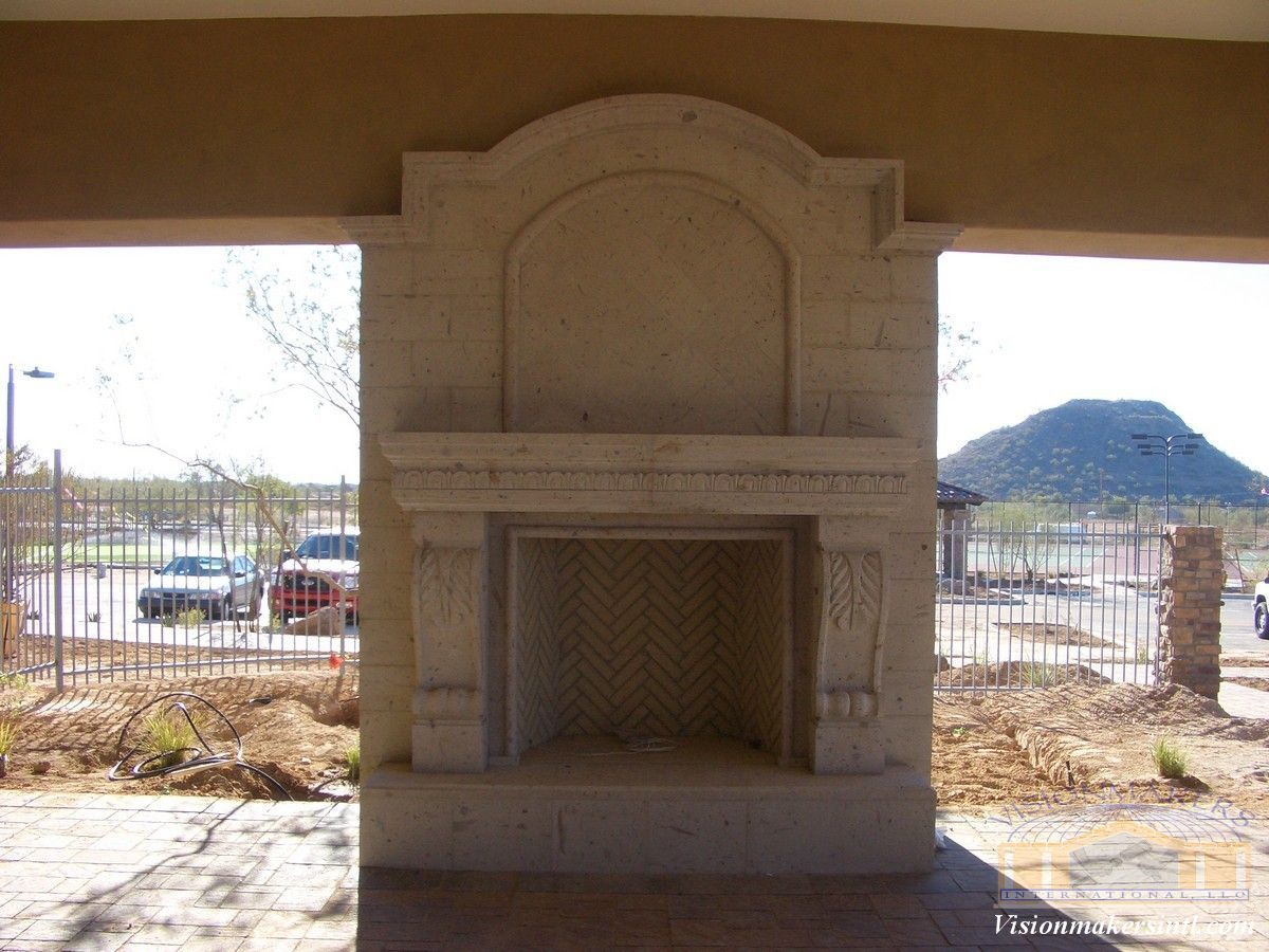Stone Fireplaces Arizona & Utah Visionmakers