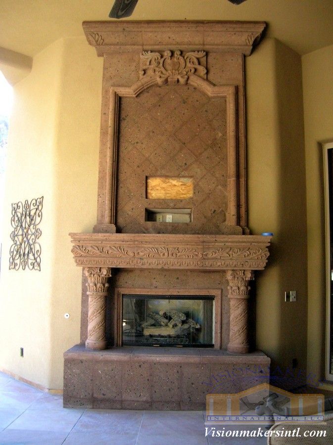 Stone Fireplaces Arizona & Utah Visionmakers